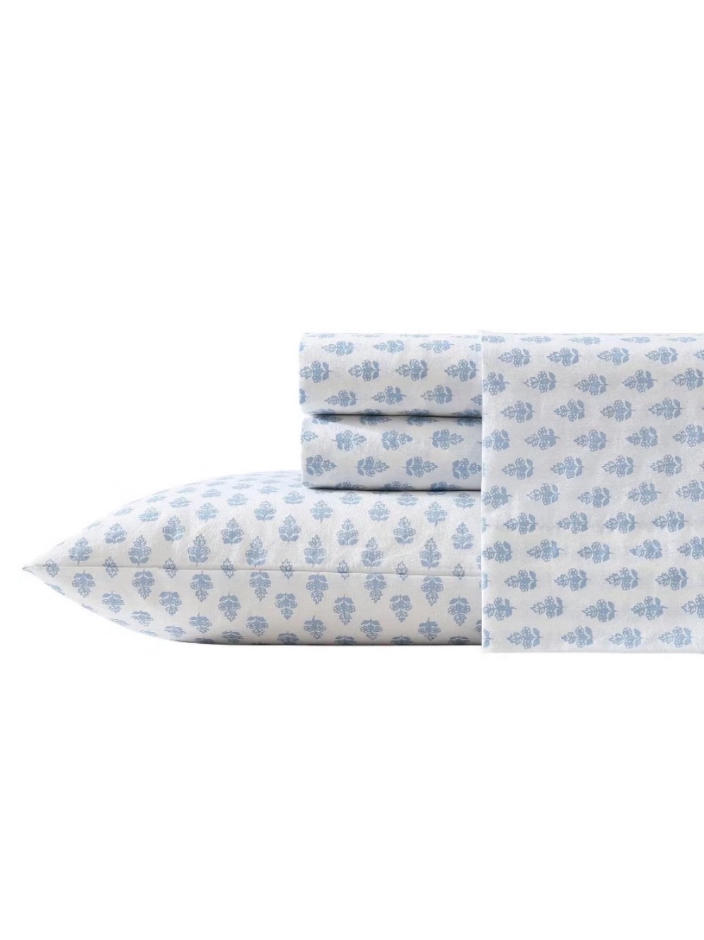 Laura Ashley Francesca Blue Full Sheet Set ~ New